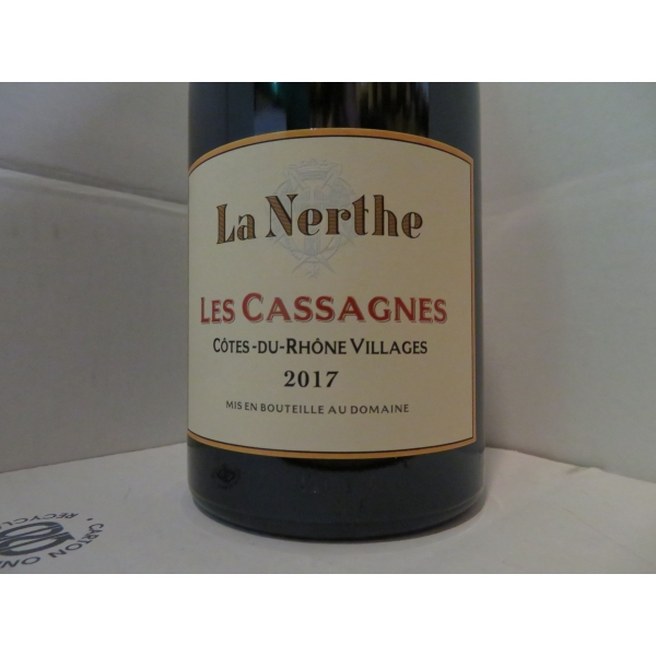 Château la Nerthe Les Cassagne De La Nerthe Cotes Du Rhones Villages Ro 2017