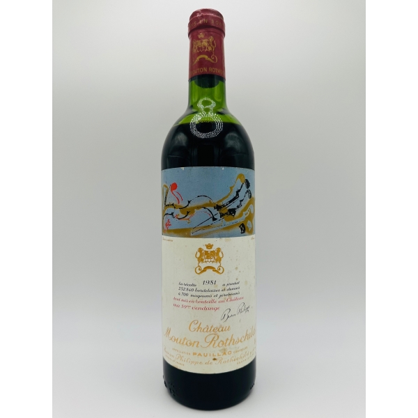 Château  Mouton Rothschild Pauillac 1Er Grand Cru Classe 1981