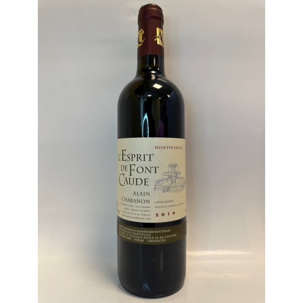 Domaine  Alain Chabanon L'esprit De Font Caude 2019
