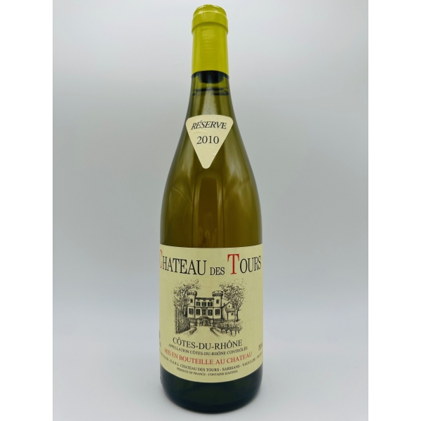 Château des Tours Cotes Du Rhone Reserve Blanc 2010