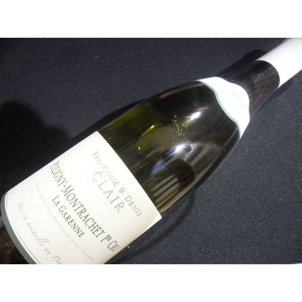 Domaine  Clair Francoise & Den Puligny Montrachet 1 Er Cru La Garenne 2009