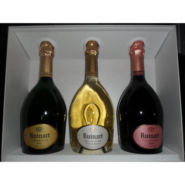 Cuvée  Ruinart Coffret Collection 3 Blles 