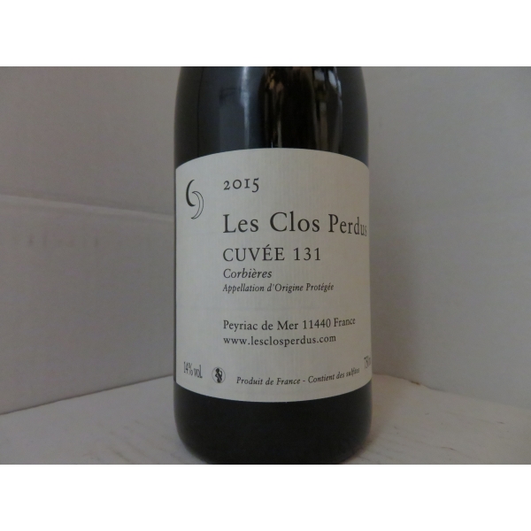 les Clos Perdus Cuvee Corbieres 2015